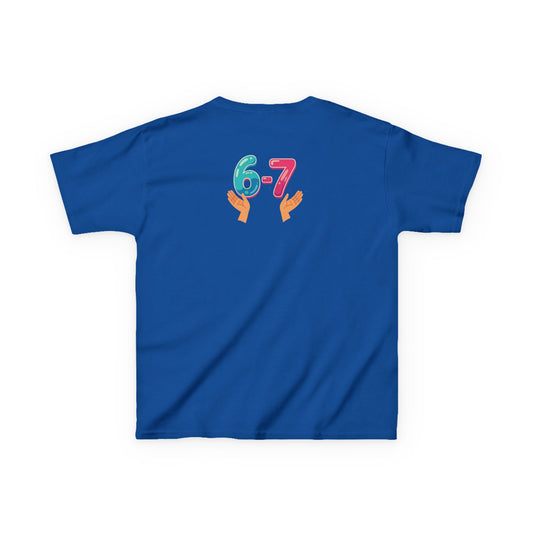 Gen Z: Kids Heavy Cotton Tee - Fun Crew 67 Design