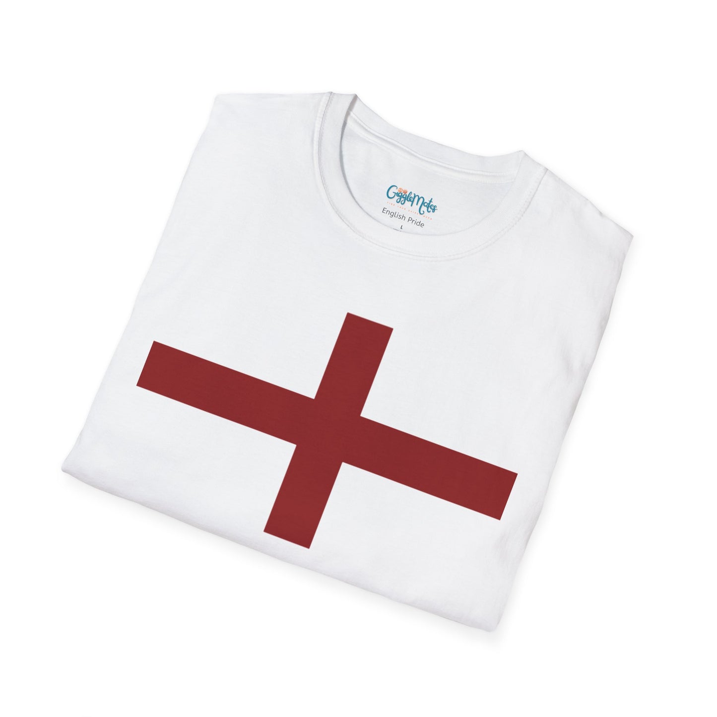 British Pride: Unisex T-Shirt with Red Cross Design