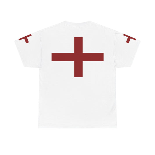 British Pride: Red Cross Unisex Heavy Cotton Tee