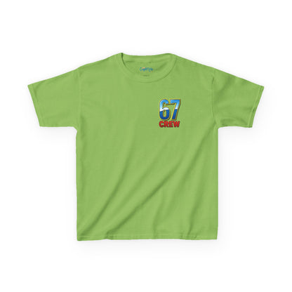 Gen Z: Kids Heavy Cotton Tee - Fun Crew 67 Design with hands