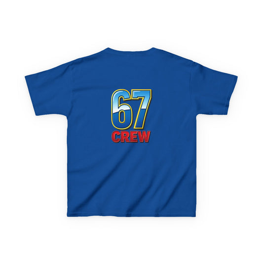 Gen Z: Kids Heavy Cotton Tee - Fun Crew 67 Design with hands