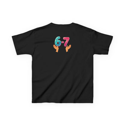 Gen Z: Kids Heavy Cotton Tee - Fun Crew 67 Design