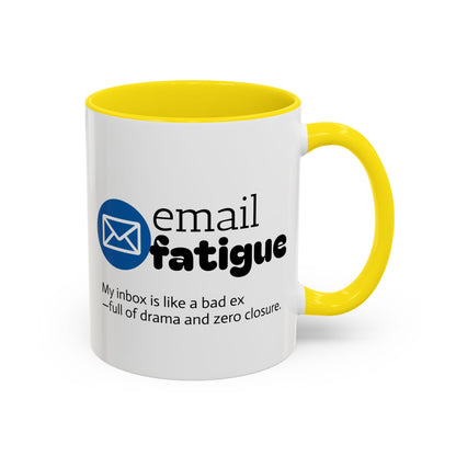 Email Fatigue Office Coffee Mug