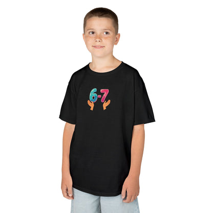 Gen Z: Kids Heavy Cotton Tee - Fun Crew 67 Design