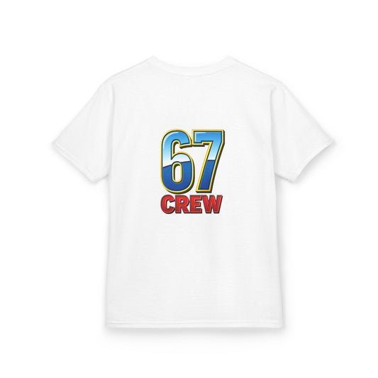 Gen Z: Kids Heavy Cotton Tee - Fun Crew 67 Design with hands