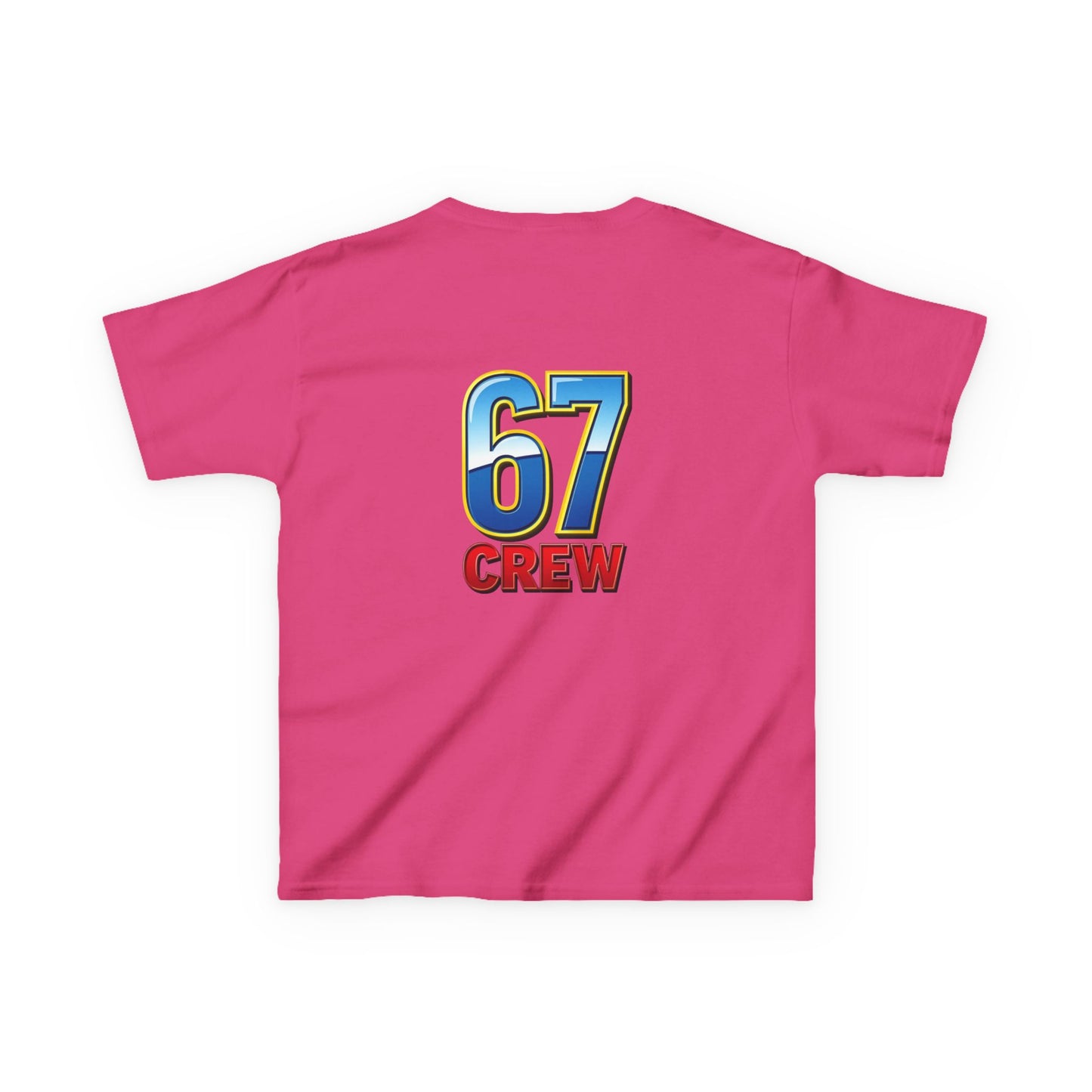 Gen Z: Kids Heavy Cotton Tee - Fun Crew 67 Design with hands