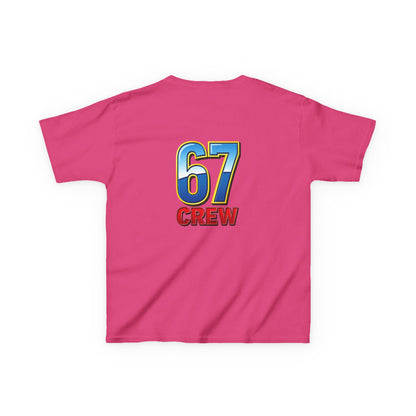 Gen Z: Kids Heavy Cotton Tee - Fun Crew 67 Design with hands