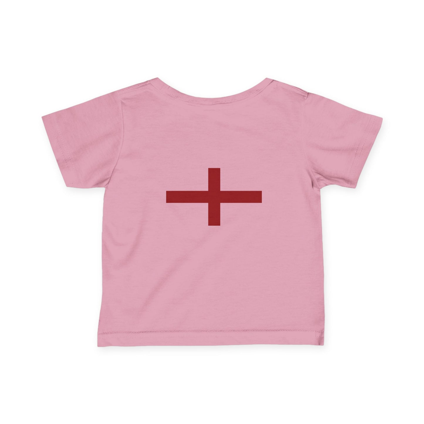 British Pride: Cute Infant Jersey Tee with Red Cross