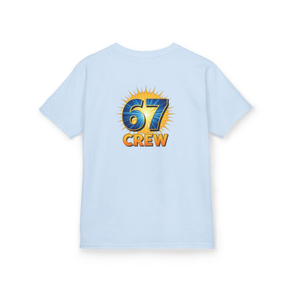 Gen Z: Kids Heavy Cotton Tee - Fun Crew 67 Design