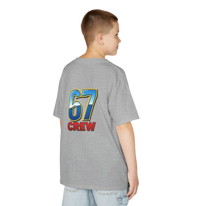 Gen Z: Kids Heavy Cotton Tee - Fun Crew 67 Design with hands