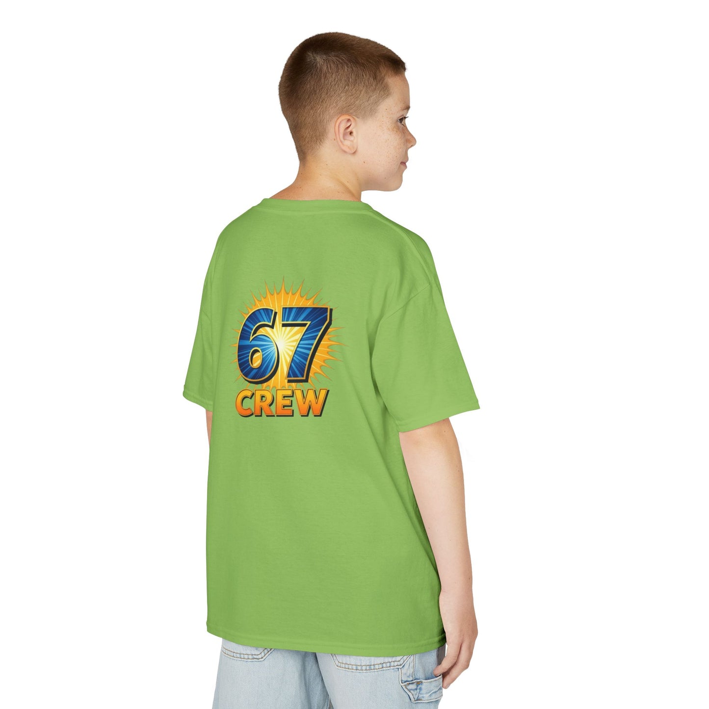 Gen Z: Kids Heavy Cotton Tee - Fun Crew 67 Design