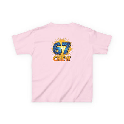 Gen Z: Kids Heavy Cotton Tee - Fun Crew 67 Design