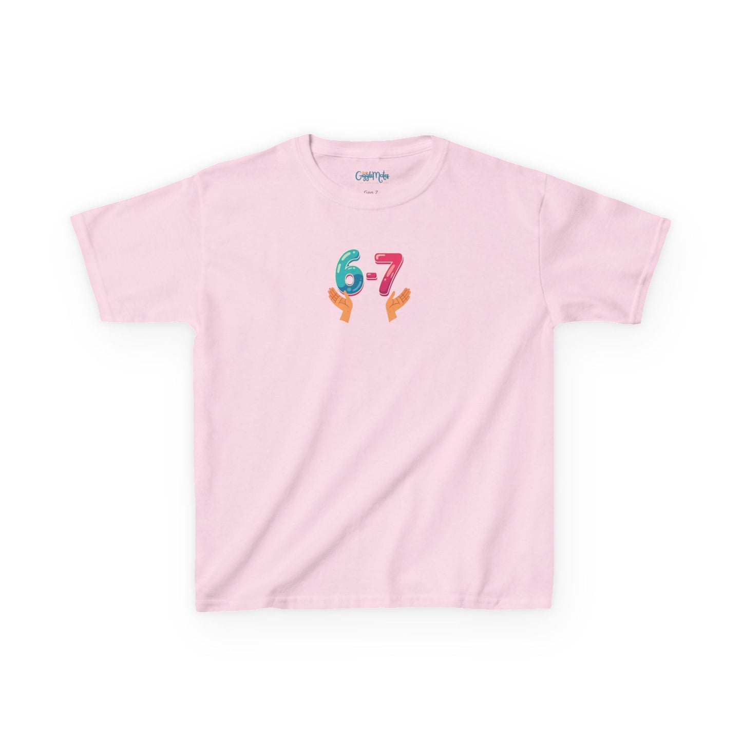 Gen Z: Kids Heavy Cotton Tee - Fun Crew 67 Design