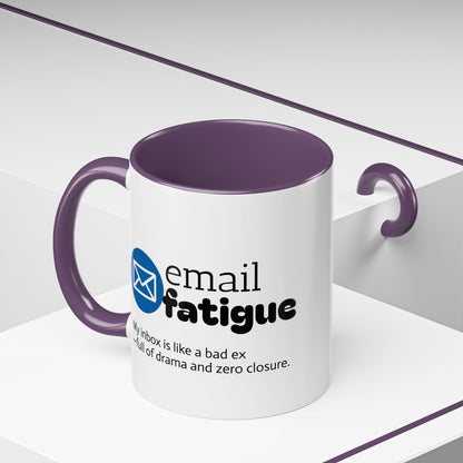 Email Fatigue Office Coffee Mug