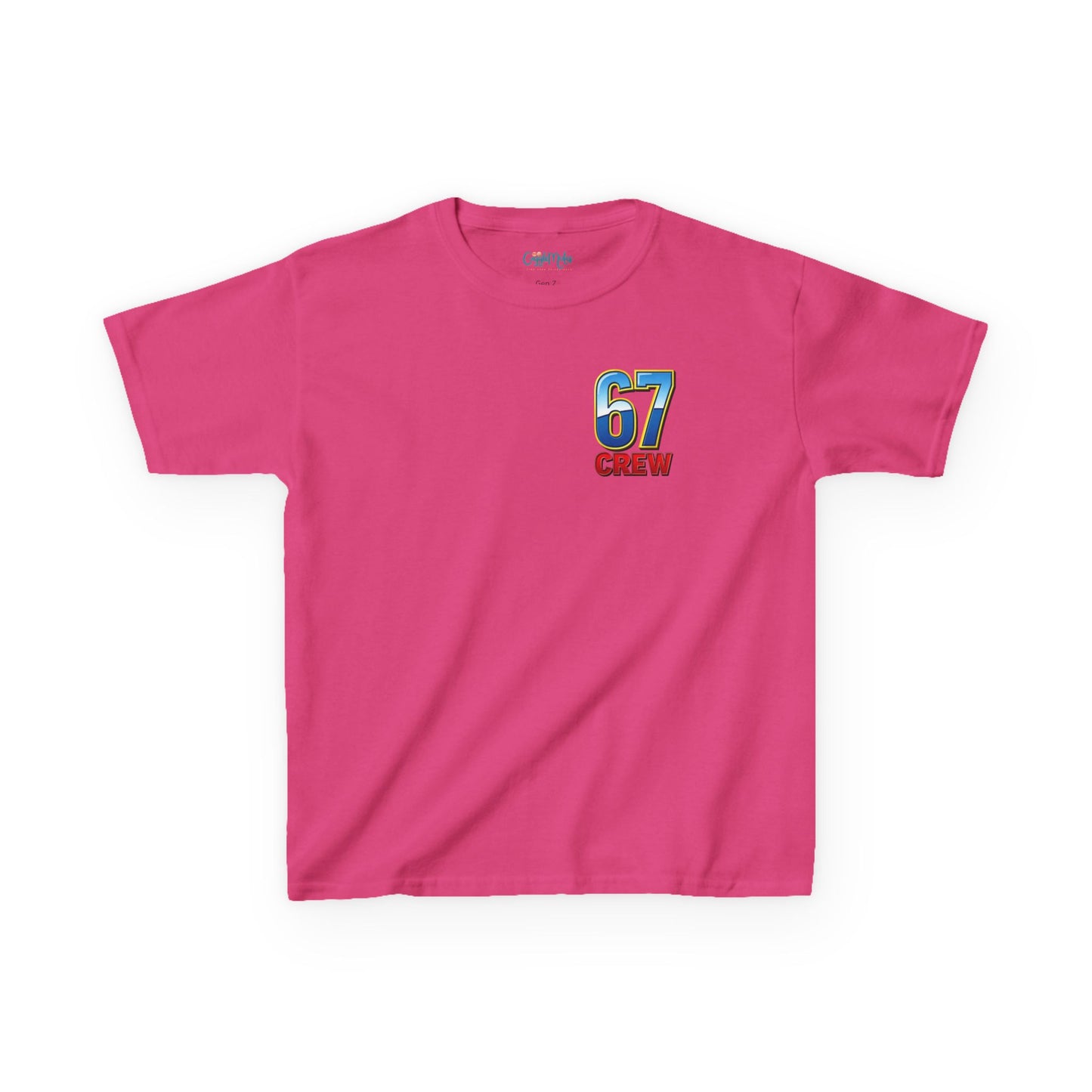 Gen Z: Kids Heavy Cotton Tee - Fun Crew 67 Design with hands