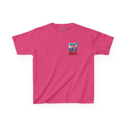 Gen Z: Kids Heavy Cotton Tee - Fun Crew 67 Design with hands