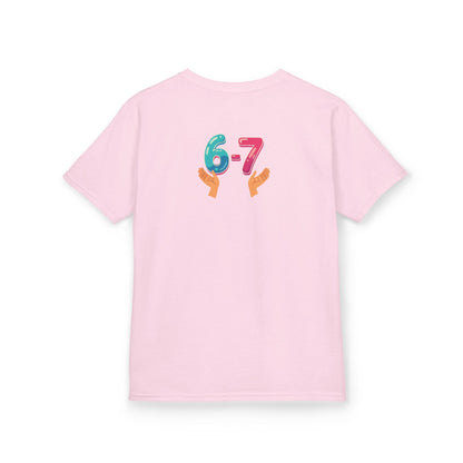 Gen Z: Kids Heavy Cotton Tee - Fun Crew 67 Design