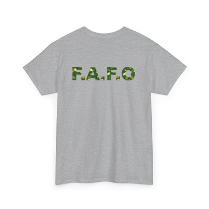 Camo F.A.F.O. Unisex Heavy Cotton Tee