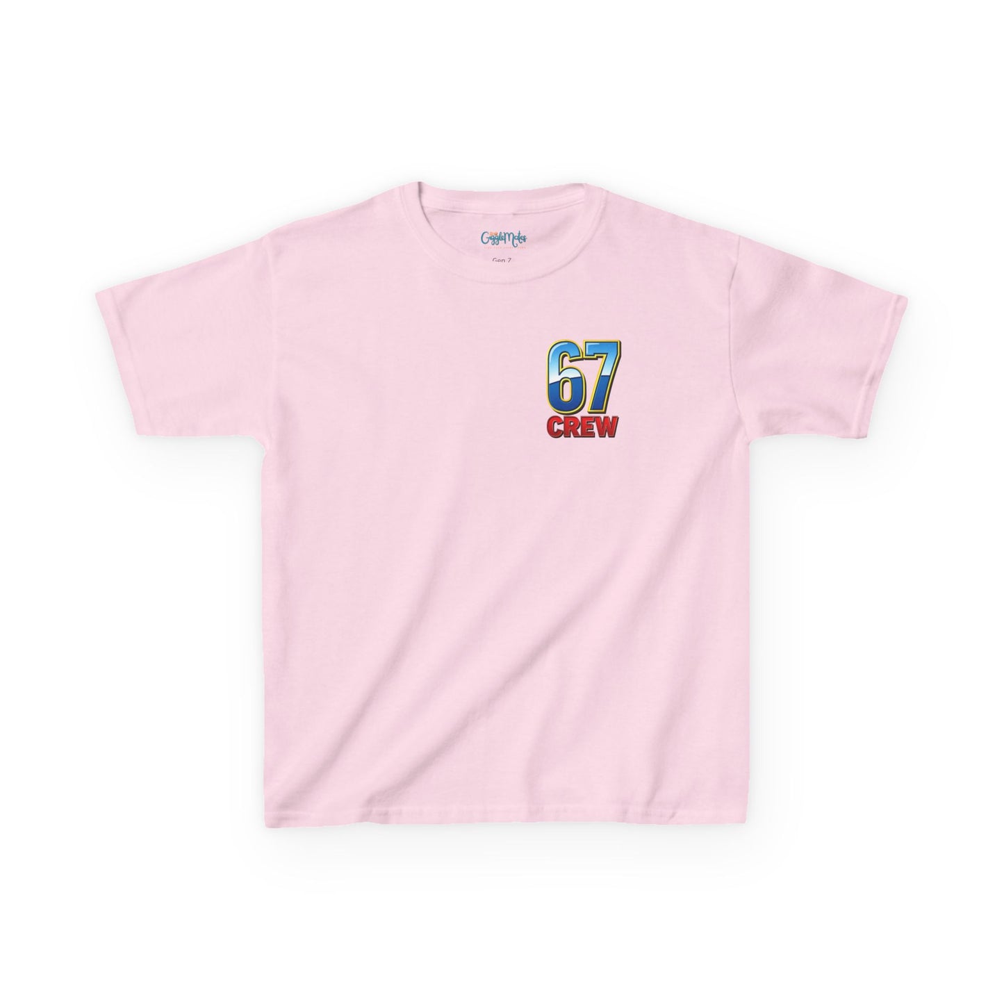 Gen Z: Kids Heavy Cotton Tee - Fun Crew 67 Design with hands