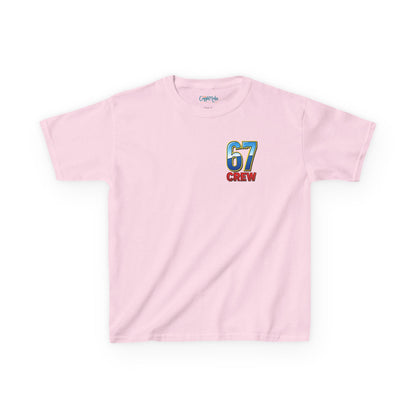 Gen Z: Kids Heavy Cotton Tee - Fun Crew 67 Design with hands