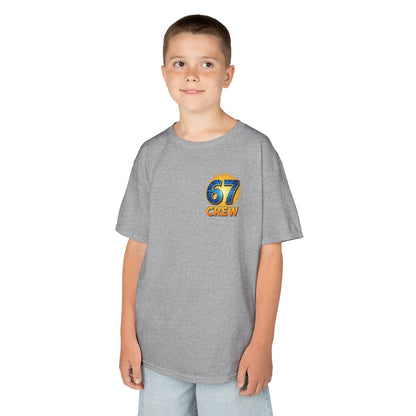 Gen Z: Kids Heavy Cotton Tee - Fun Crew 67 Design