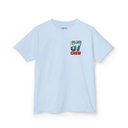Gen Z: Kids Heavy Cotton Tee - Fun Crew 67 Design with hands