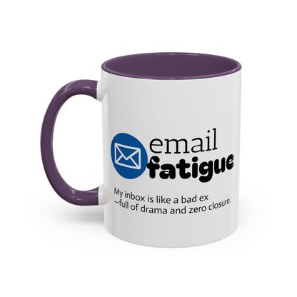 Email Fatigue Office Coffee Mug