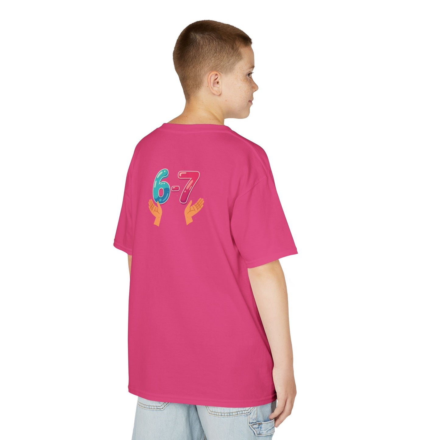 Gen Z: Kids Heavy Cotton Tee - Fun Crew 67 Design