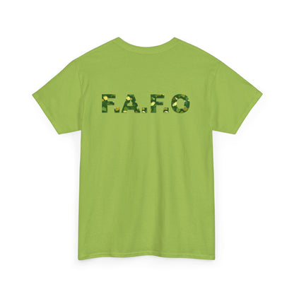 Camo F.A.F.O. Unisex Heavy Cotton Tee