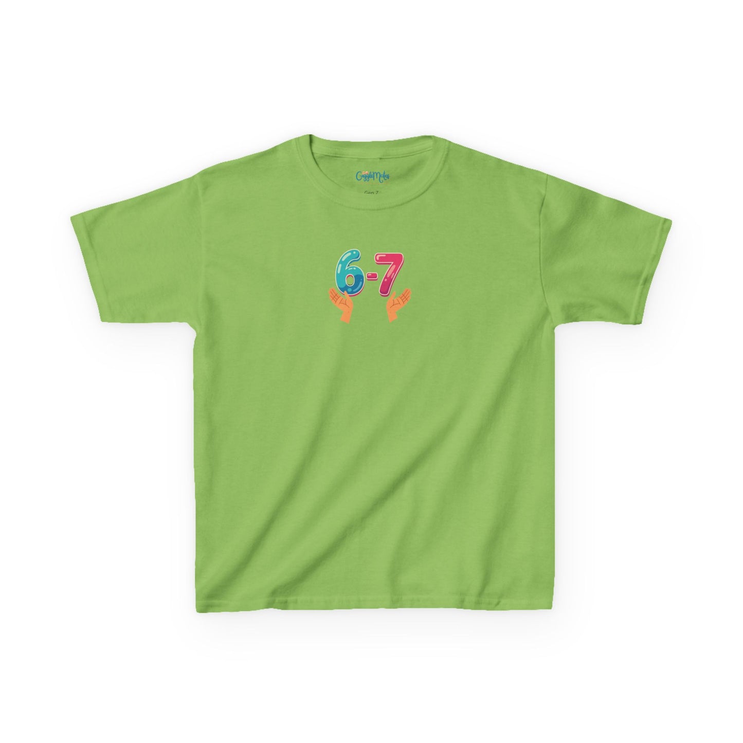 Gen Z: Kids Heavy Cotton Tee - Fun Crew 67 Design