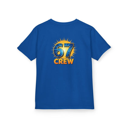 Gen Z: Kids Heavy Cotton Tee - Fun Crew 67 Design