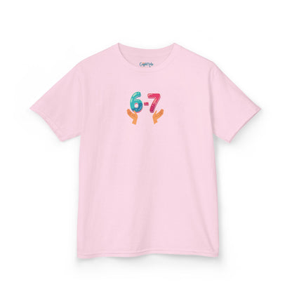 Gen Z: Kids Heavy Cotton Tee - Fun Crew 67 Design