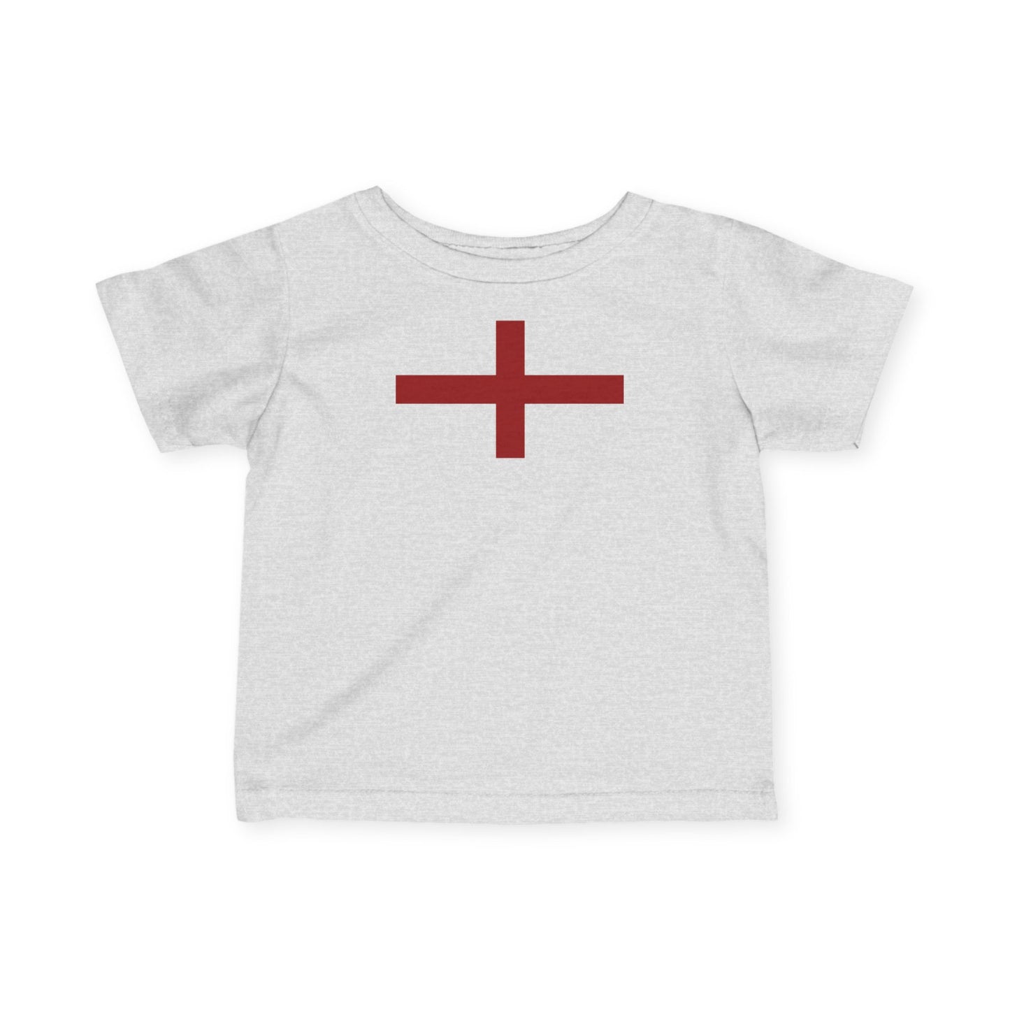 British Pride: Cute Infant Jersey Tee with Red Cross