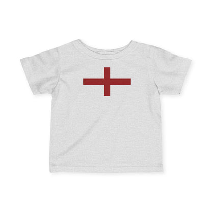 British Pride: Cute Infant Jersey Tee with Red Cross