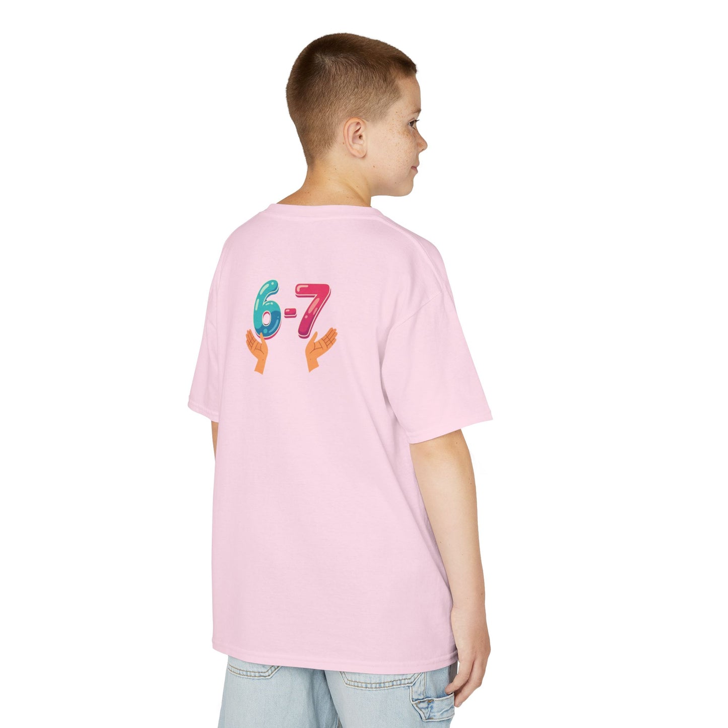 Gen Z: Kids Heavy Cotton Tee - Fun Crew 67 Design