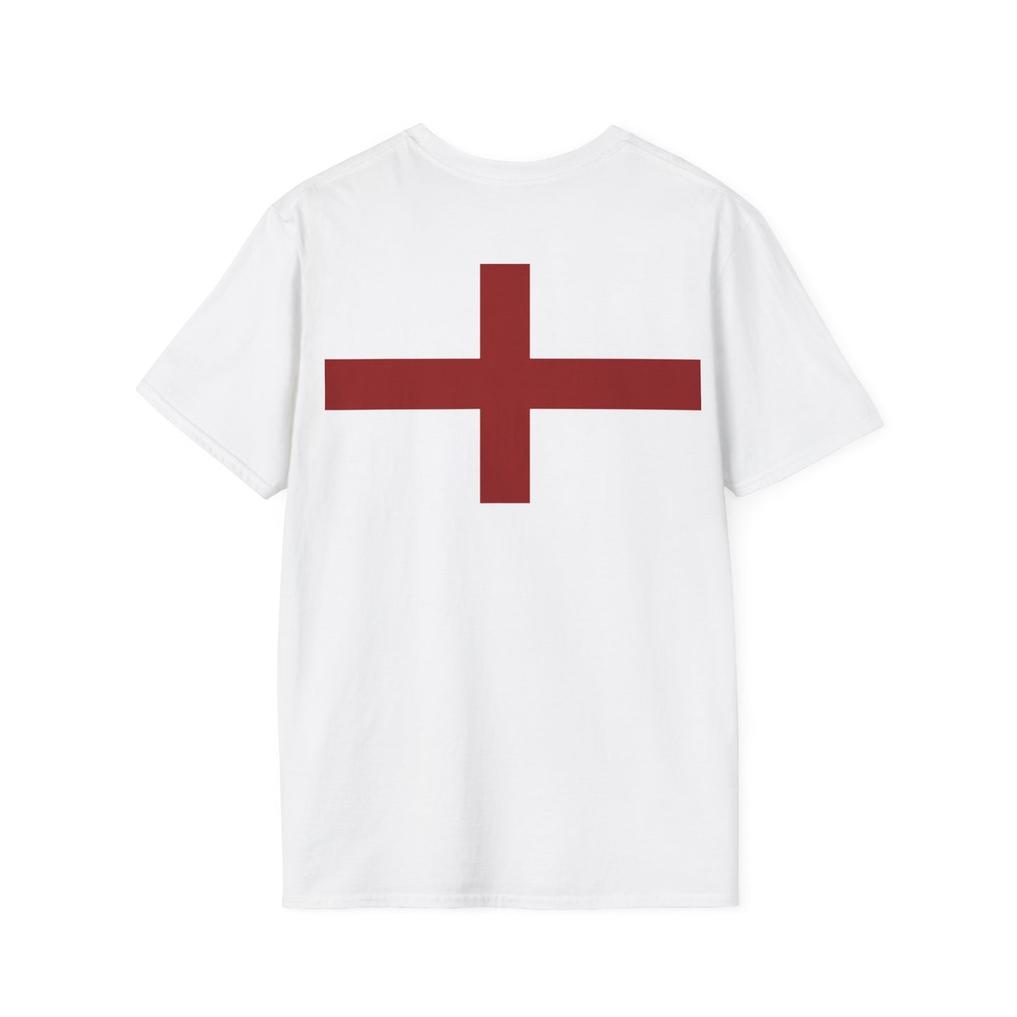 British Pride: Unisex T-Shirt with Bold Red Cross Design