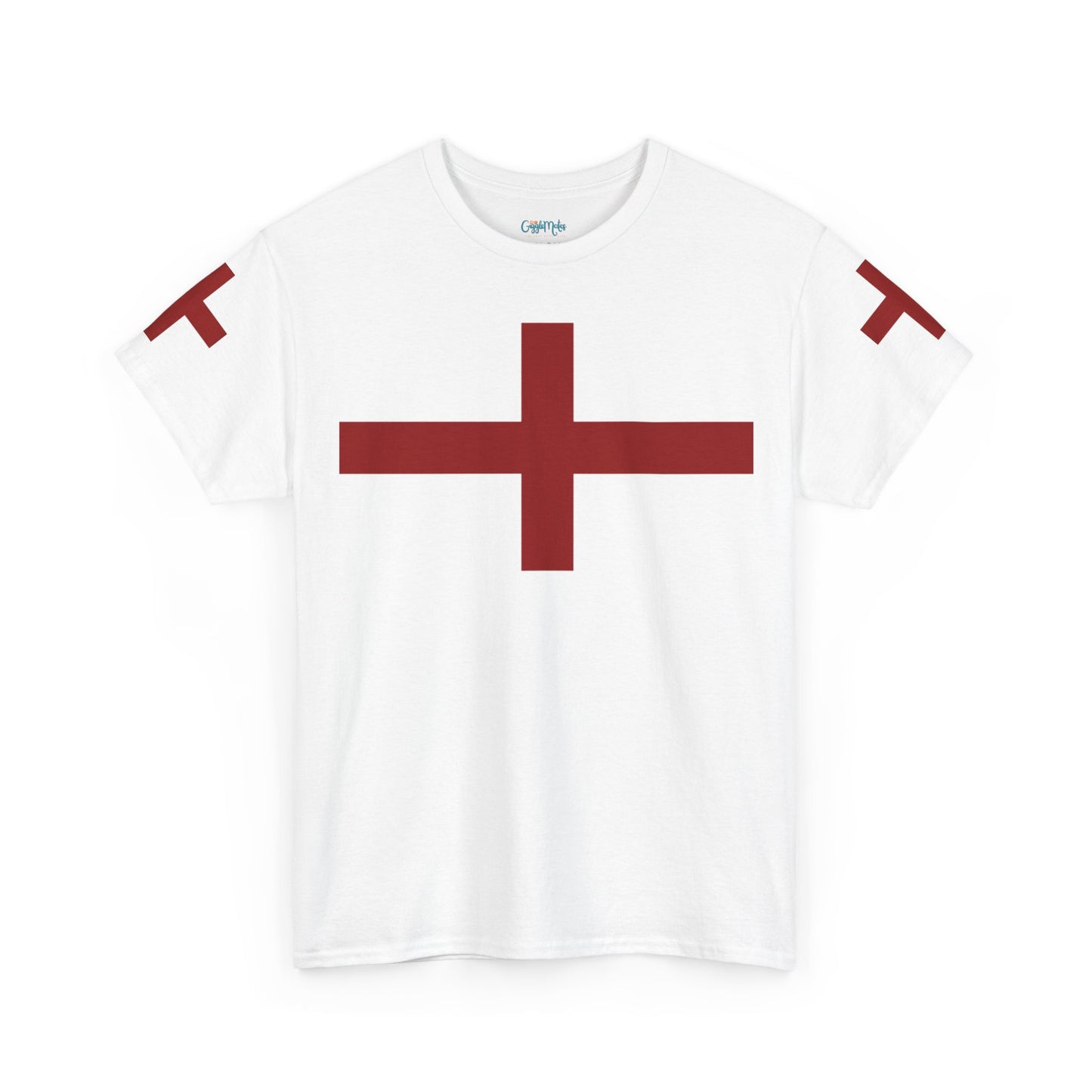 British Pride: Red Cross Unisex Heavy Cotton Tee