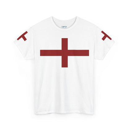 British Pride: Red Cross Unisex Heavy Cotton Tee