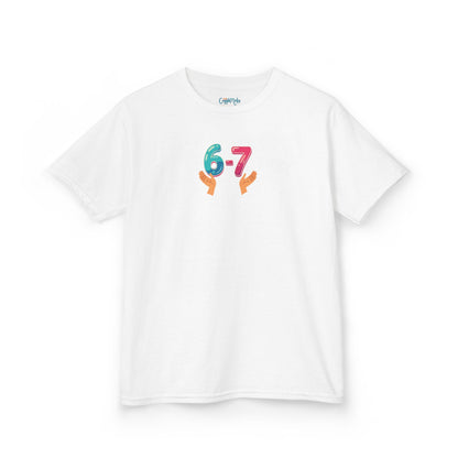 Gen Z: Kids Heavy Cotton Tee - Fun Crew 67 Design