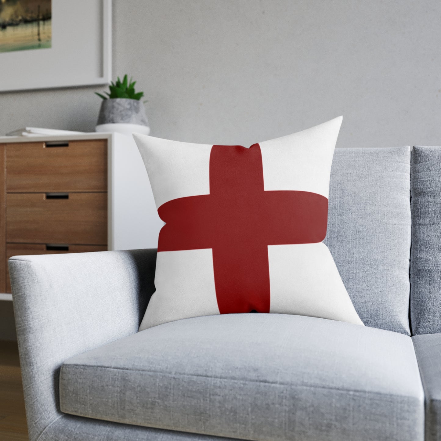British Pride: Cozy England Flag Pillow