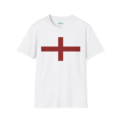 British Pride: Unisex T-Shirt with Red Cross Design