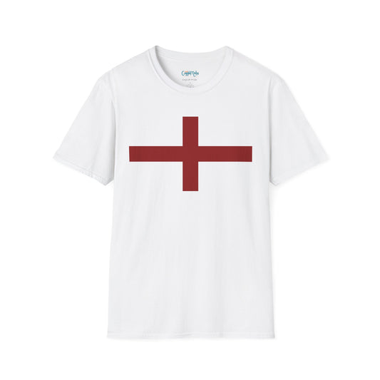British Pride: Unisex T-Shirt with Red Cross Design