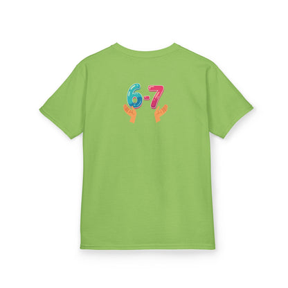 Gen Z: Kids Heavy Cotton Tee - Fun Crew 67 Design