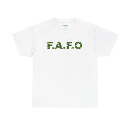 Camo F.A.F.O. Unisex Heavy Cotton Tee