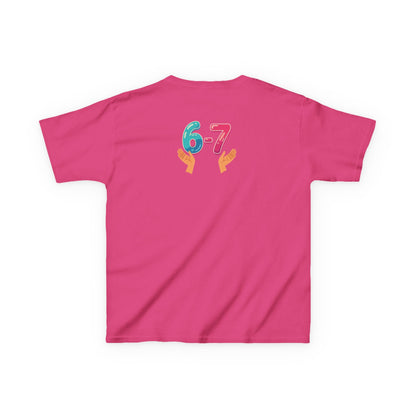 Gen Z: Kids Heavy Cotton Tee - Fun Crew 67 Design