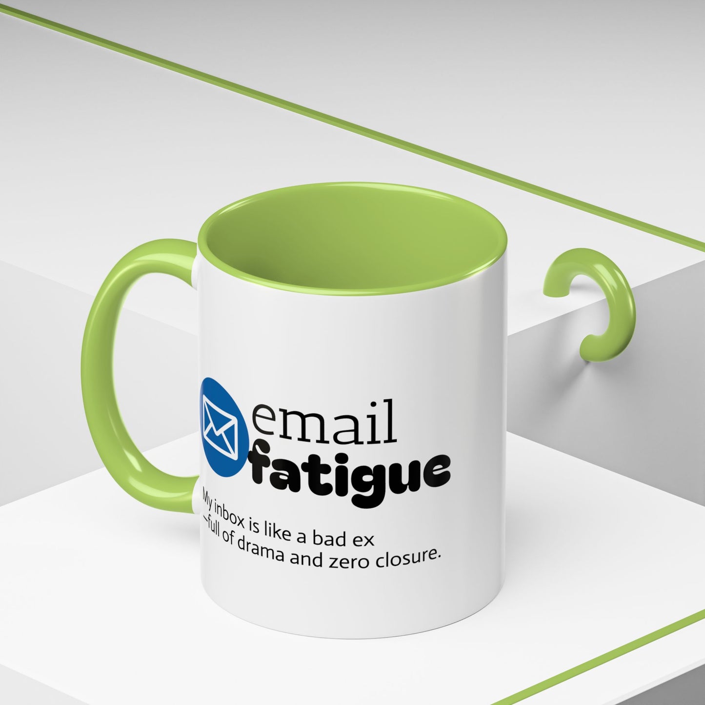 Email Fatigue Office Coffee Mug