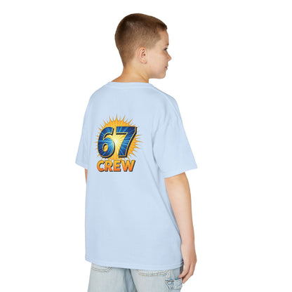 Gen Z: Kids Heavy Cotton Tee - Fun Crew 67 Design