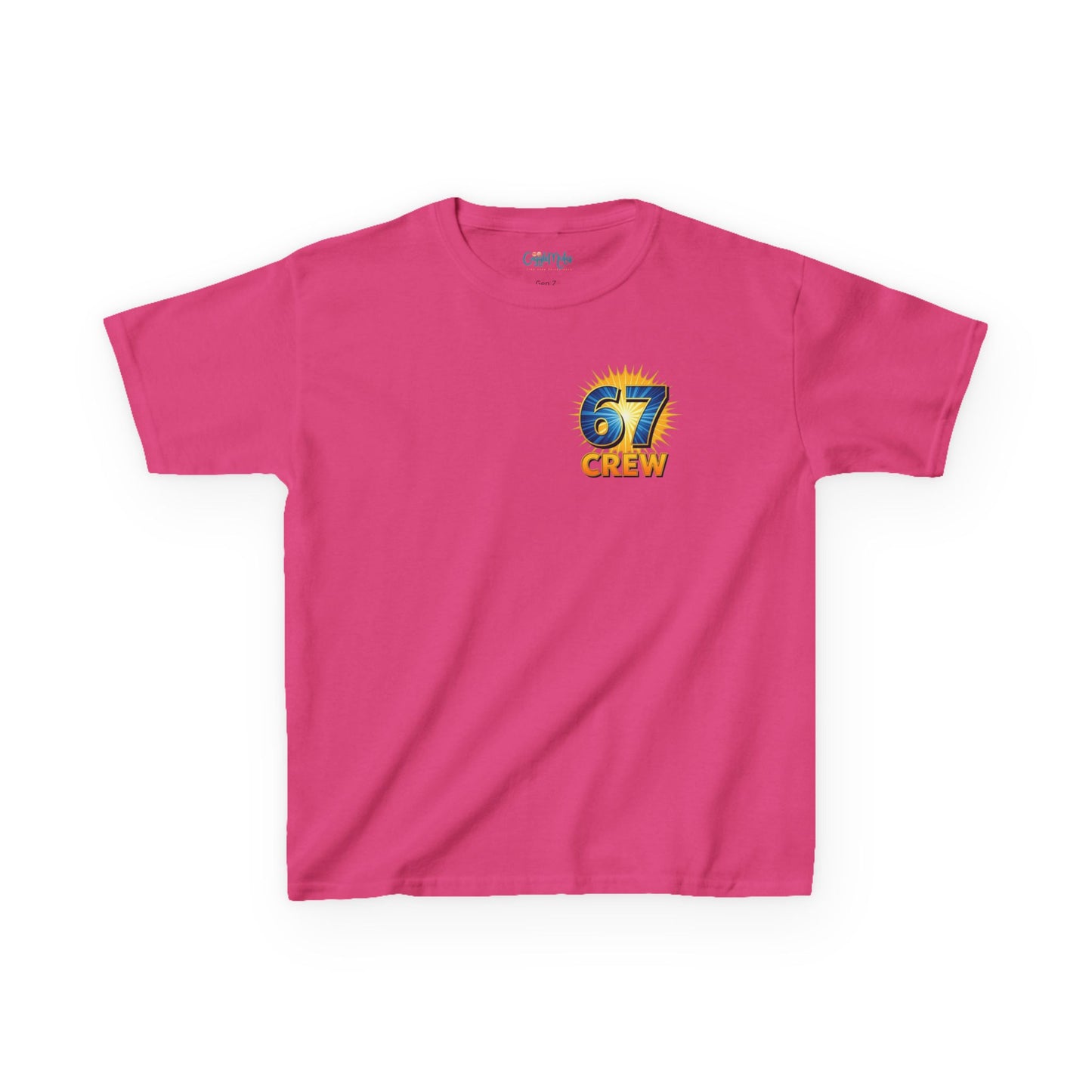 Gen Z: Kids Heavy Cotton Tee - Fun Crew 67 Design