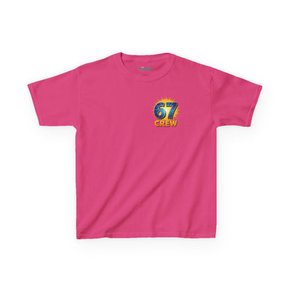 Gen Z: Kids Heavy Cotton Tee - Fun Crew 67 Design