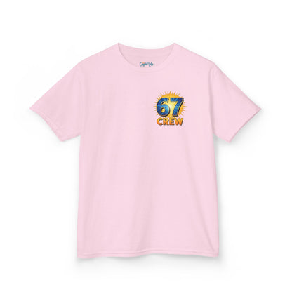 Gen Z: Kids Heavy Cotton Tee - Fun Crew 67 Design